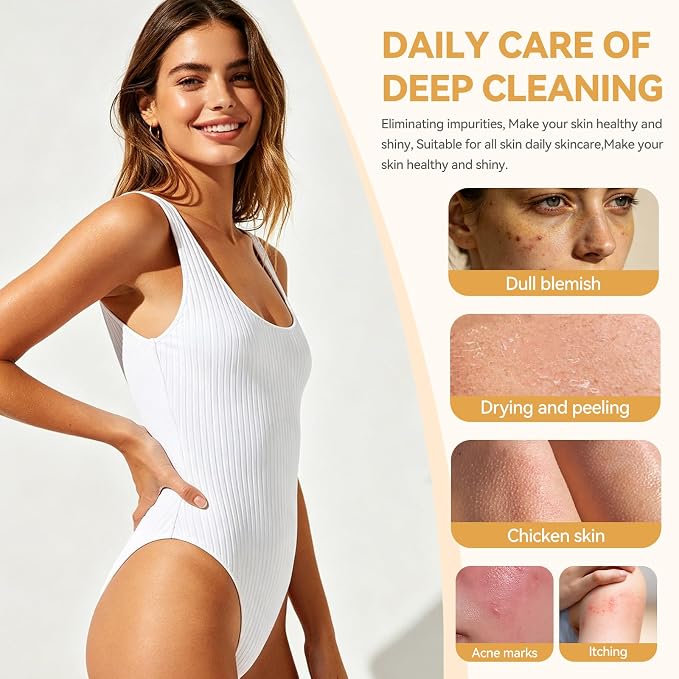 African Net Sponge 6Pk Long Multi Color Exfoliating Body Scrub | Quick Dry, Mildew Resistant Exfoliating African Bath Net for Back & Full Body Shower Cleansing
