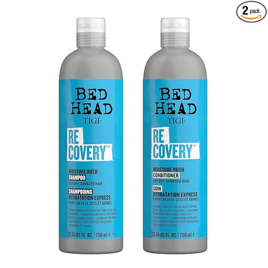 TIGI Bed Head Recovery Shampoo and Conditioner Set for Dry, Damaged Hair, 25.36 fl oz, 2 Count