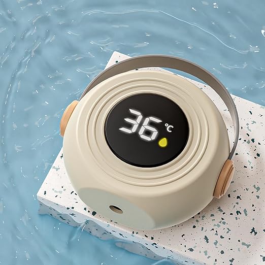 2025 Baby Bath Thermometer - Floating Bath Tub Water Temperature Thermometer with Safety Sensor Fast-Reading BPA-Free - Perfect for Infants Girls Boys Toddlers Newborns (Khaki Sound System)
