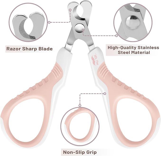 Mr. Pen- Cat Nail Clipper, Stainless Steel | Professional Sharp Cat Claw Trimmer for Small and Medium Cats, Pet Nail Clipper with Sturdy Non Slip Handle