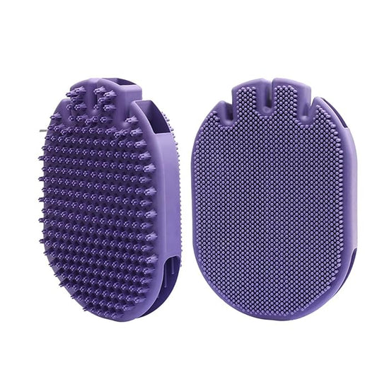 Dog Bath Brush, Dog Shampoo Brush for Shower, Pet Washing Gloves, Pet Grooming Bath Supplies, Soft Silicone
