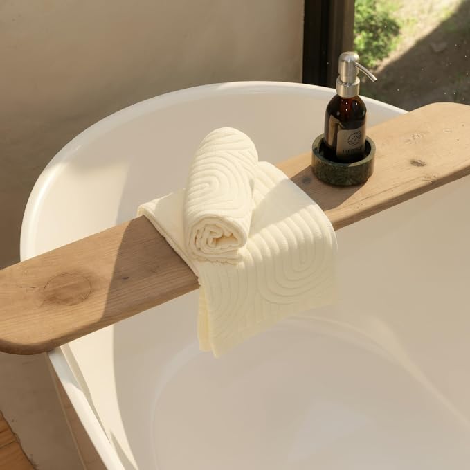 KIBAGA Decorative Hand Towels for Your Bathroom Or Kitchen – Luxurious Set of 2 Soft Boho Cotton Towels are Absorbent, Lightweight & Dry Quickly - Perfect to Elevate Any Bath Decoration at Home