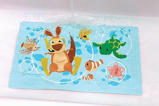 Dreambaby Anti-Slip Bath Mat with Room & Bath Thermometer