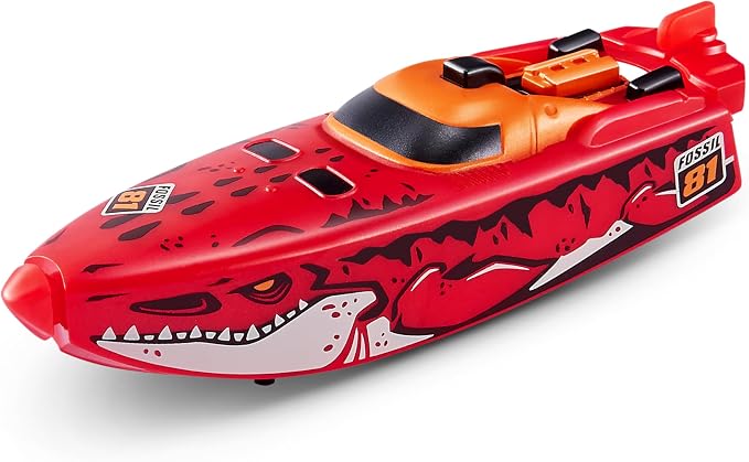 Robo Alive Robo Boats, White Shark & Dino Shark, 2 Pack, by ZURU, Water Activated Boat Toy, (Amazon Exclusive)