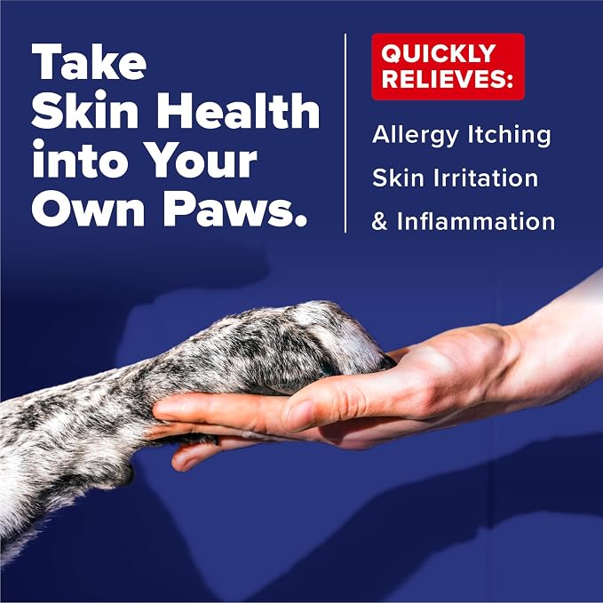 OxyMed Dry Shampoo for Dogs, No Rinse Waterless Shampoo, Dog Skin Irritation, Safe for Cats, 7.4 oz