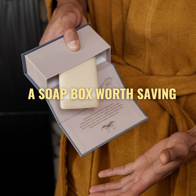 San Francisco Soap Company Man Bar 3-Piece Gift Set - No Harmful Chemicals - Good for all Skin Types - Made in the USA