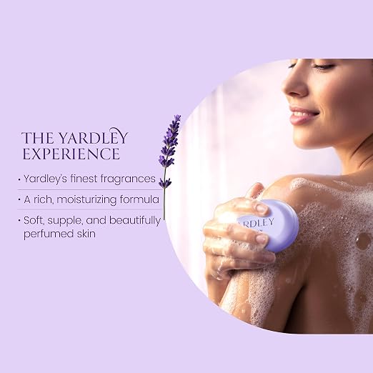 Yardley English Lavender Luxury Soap – 3 x 100 g
