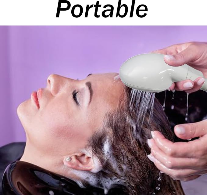 2m/6.56ft Sink Spray Rubber Hose Portable Sink Hose Faucet Sprayer Shampoo Sprayer Handheld Faucet Shower for Pets,Bathing Baby,Washing Hair,Rinsing Vegetables