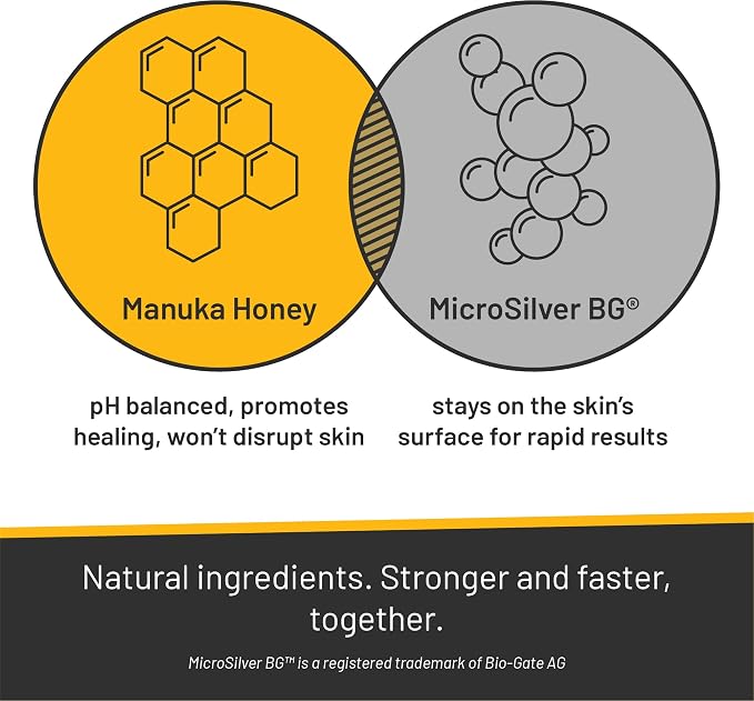 Absorbine Silver Honey Rapid Ear Care Vet Strength Ear Cleaner + Infection Treatment, 10-Day Regimen for 1 Ear, Safe for Dogs & Cats, Medical Grade Manuka Honey & MicroSilver BG