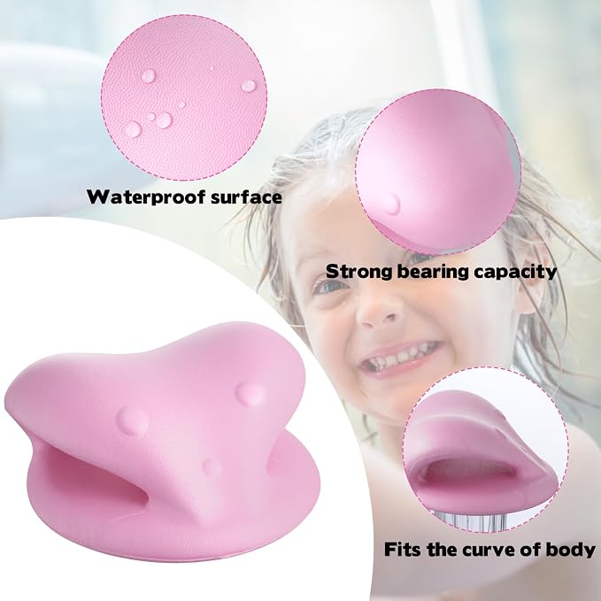 Hair Washing Station for Kids,7.3 x 6.9 x 3.1 in Ergonomic Kids Hair Washing Station,Sink Hair Washing Neck Pillow for Wash Time,Portable Hair Wash Basin for Children on Bathtub,On Floor,or Sink
