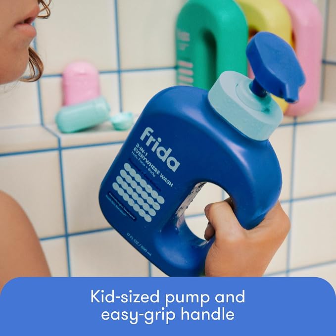 Frida for Kids 3-in-1 Hair Face & Body Wash for Kids, 17 oz