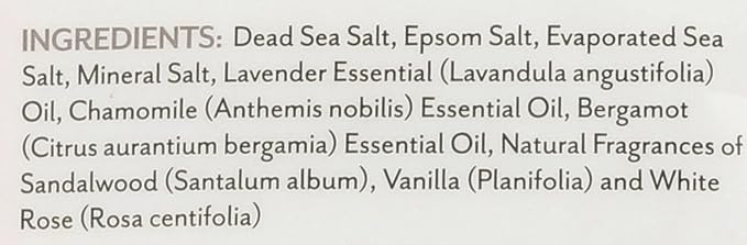 Soothing Touch Rest & Relax Tuscan Bouquet Bath Salts Lavender Chamomile & Bergamot, Floral, 32 Oz