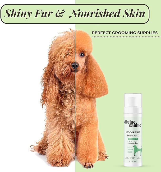 Dog Deodorizing Spray - Coat Freshener Between Baths - 5.1oz