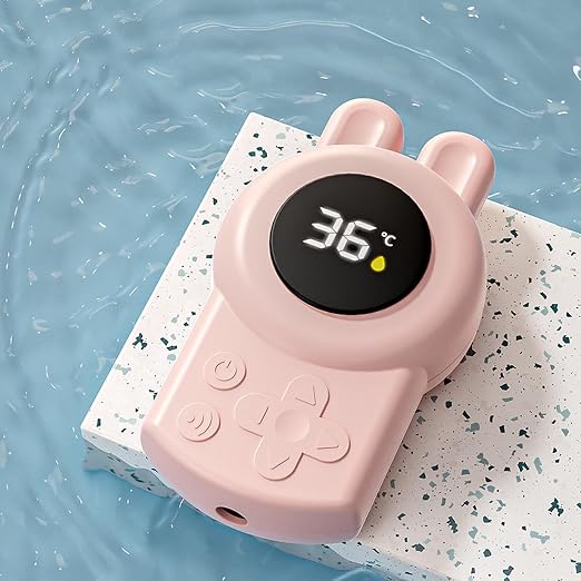 2025 Baby Bath Thermometer - Floating Bath Tub Water Temperature Thermometer with Safety Sensor Fast-Reading BPA-Free - Perfect for Infants Girls Boys Toddlers Newborns (Pink Bunny)