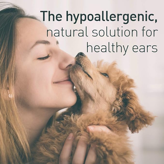 HYPONIC Premium No-Sting Hinoki Cypress Ear Cleaner (for All Dogs) - Dog Ear Cleaning Solution, Cleans and Removes Odors (4.06 oz)