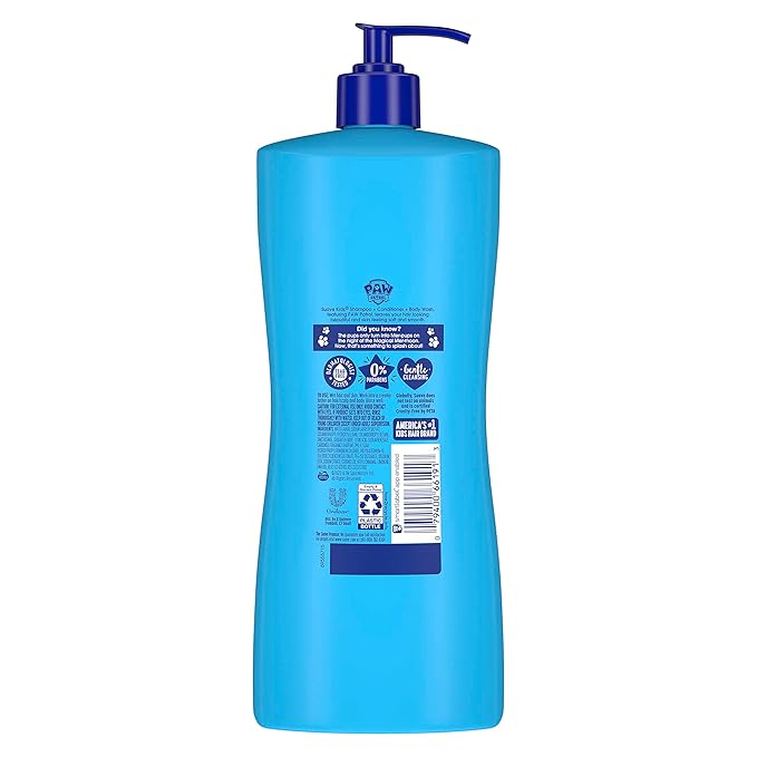 Suave Kids 3 n1 Body Wash & Shampoo Paw Patrol 28 oz,(Pack of 8)