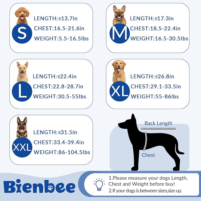 Bienbee Dog Bathrobe, Quick Drying Super Absorbent Pet Robes for Small Medium Large Dogs, Drying Coat for After Bath & Swim, Warm & Cozy Dogs Towels, Dog Puppy Bath Supplies, Black L