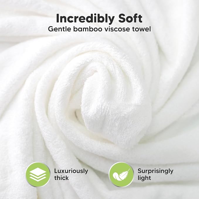 KeaBabies Hooded Baby Towel for Newborn, Baby Bath Towels (Panda, Regular) | Viscose Derived from Bamboo, Large Baby Towels with Hood, Boys, Girls, Toddler, Soft Absorbent Baby Bath Essentials