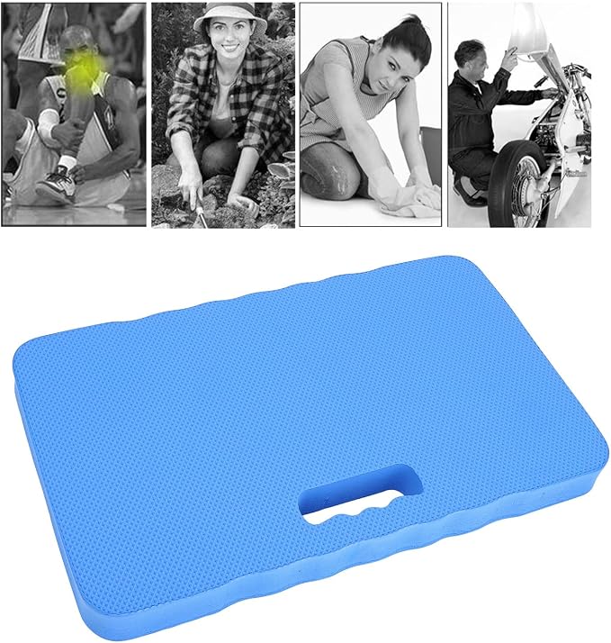 Garden Kneeling Pad, 4cm Thickness EVA Garden Kneeling Cushion, Portable Kneeling Pad for Gardening Cleaning Baby Bath Yoga (Blue)