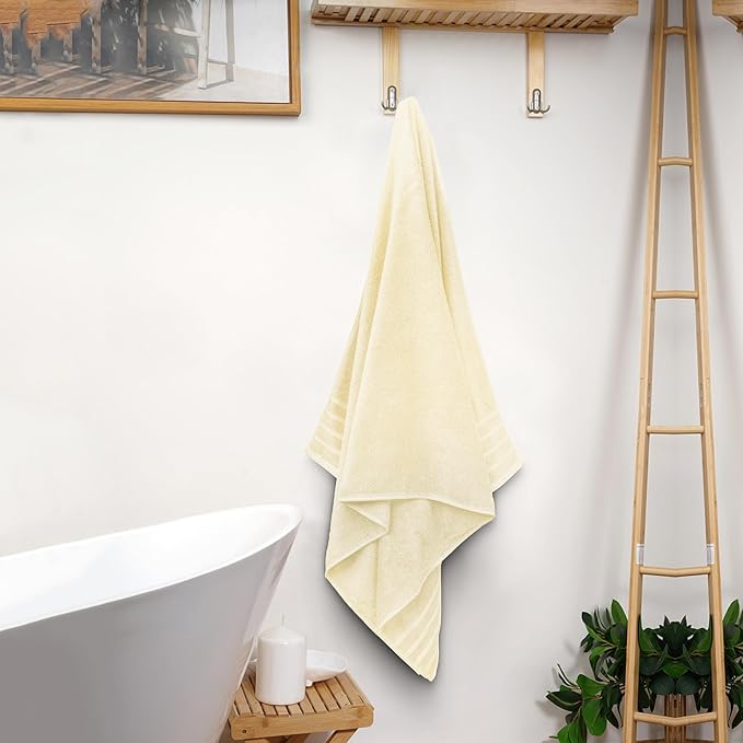Avalon Towels Bath Towels Set of 4, Size 30 x 60 Inches, Highly Soft and Absorbent, Quick Drying, Lightweight, Perfect for Daily Use