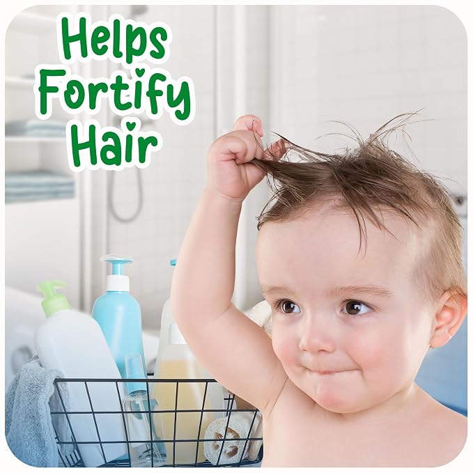 Ricitos de Oro Bio-Pure Baby Shampoo - Fortifies Hair, Adds Shine & Softness, Tear-Free Formula, Includes Rattle Cup, Gentle Daily Use, Ideal for Baby Hair Care, 250 ml, 3-Pack