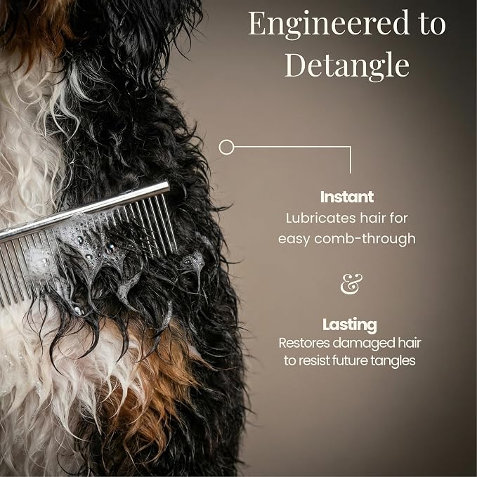 Premium Doodle Shampoo and Conditioner – Detangling Dog Shampoo for Doodles, Goldendoodles, Bernedoodles, and Labradoodles – Adult & Puppy Shampoo, Lavender, 16oz