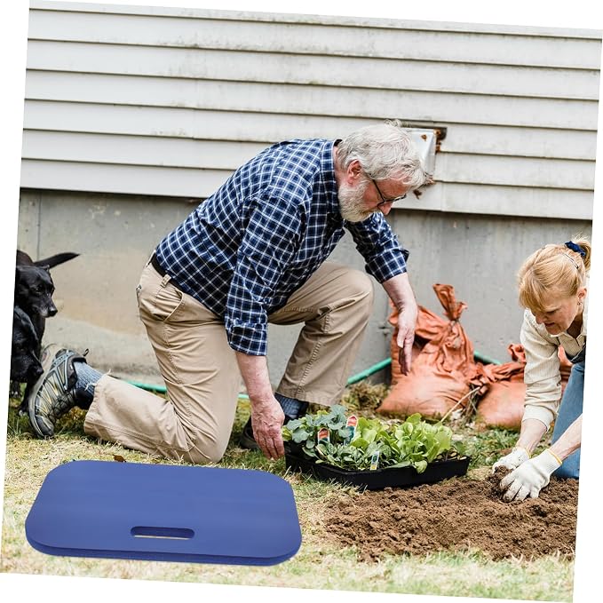 Mikikit Garden Kneeling Mat Cushion for Comfort and Nbr Material Thick Design for Gardening and Bathing Versatile Outdoor Use