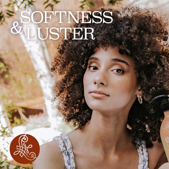 Luseta Volumizing Shampoo and Conditioner Set for Thin Fine Hair - Thickening & Plumping with Turmeric & Collagen, Lightweight Body Building for Flat Limp Hair, Sulfate-Free (2 x 16.9oz)