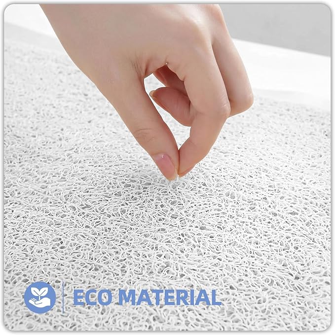 Upgraded Anti Slip Shower Mat with Suction Cups,Loofah Bath Mat for Tub | Comfortable,Strong Grip Suction Cups, Quick Dry, Easy Drainage, Easy to Clean,Inside Shower,Shower Accessories