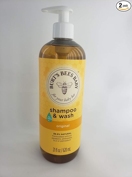 Burt's Bees Baby Bee Shampoo and Body Wash - 21 oz - 2 pack