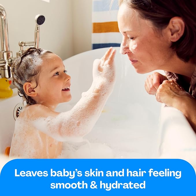 Hello Bello Baby Ultra-Hydrating Shampoo & Wash, Fragrance Free for Sensitive Skin, 10oz Bottle