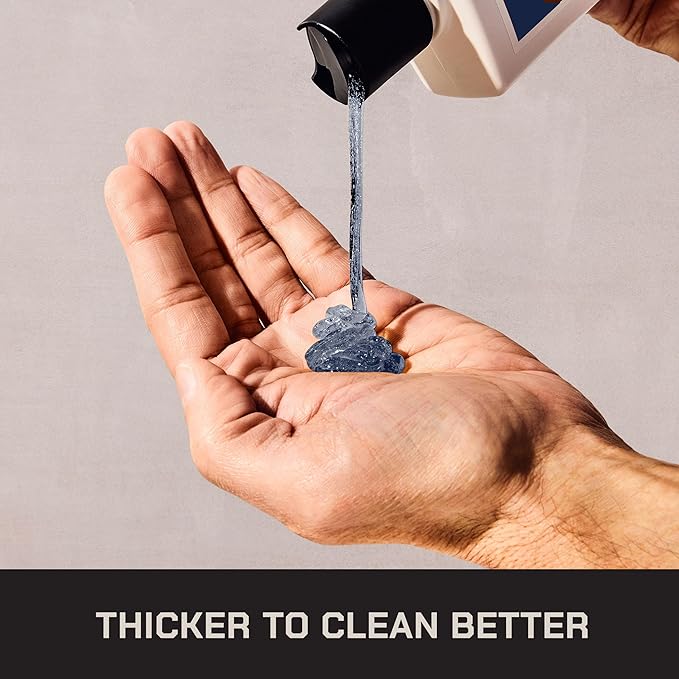 Duke Cannon Supply Co. Thick High Viscosity Body Wash – 3X Thicker, Cleansing Shower and Bath Gel, Mineral-Enriched for Men – Men’s Body Scrub – Superior