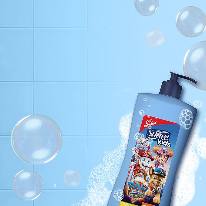 Suave Kids 3 n1 Body Wash & Shampoo Paw Patrol 28 oz,(Pack of 8)