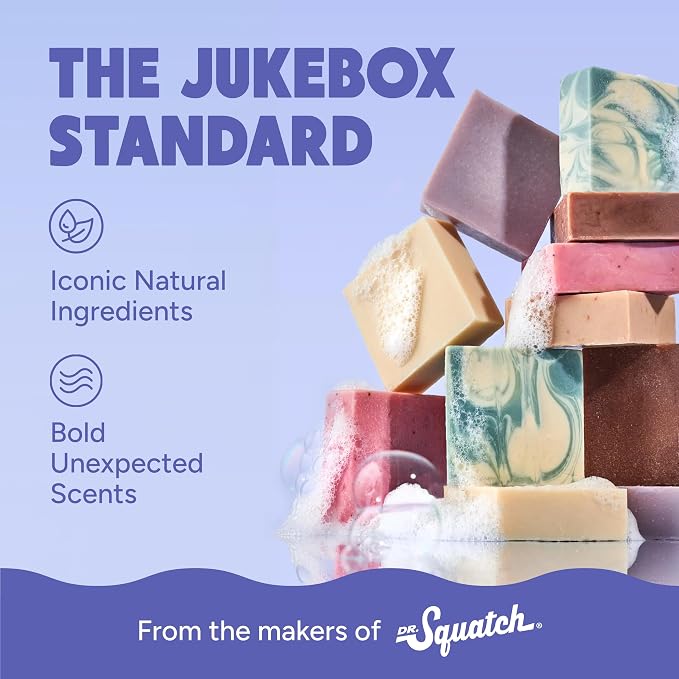 JUKEBOX Natural Women’s Bar Soap – Creamy Lather – Shower & Bath Soap, Crafted Using Cold Process With Natural Oils – No Harsh Ingredients – Watermelon Rush, 5oz (3-Pack)