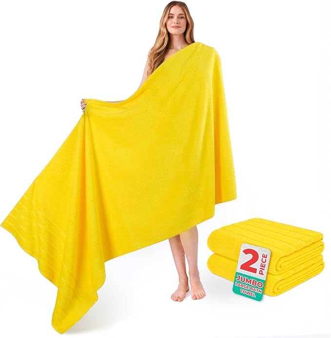 American Soft Linen 100% Cotton Luxury Turkish Towels, 2PC 35x70 Bath Sheet | Soft Absorbent Quick Dry OEKO Tex Standard 100 Certificated Durable Machine Washable Breathable Premium Hotel Quality