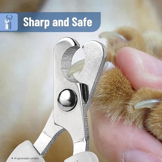 Mr. Pen- Cat Nail Clipper, Stainless Steel | Professional Sharp Cat Claw Trimmer for Small and Medium Cats, Pet Nail Clipper with Sturdy Non Slip Handle