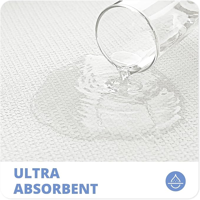 Bosap Bathroom Rugs Set 2 Pieces,Thin Bathroom Mats,Toilet Rugs,Quick Dry,Non-Slip,Machine Washable,Low Pile,Absorbent Bath Mats,Shower,Sink,Home Decor Accessories.Cream,1'5"x2'3"+1'8"x2" U Shape