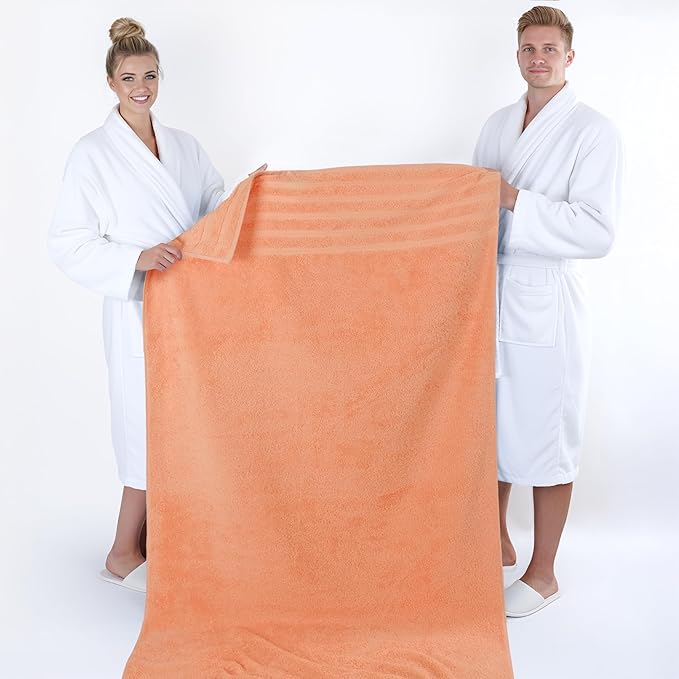 American Soft Linen 100% Cotton Luxury Turkish Towels, 2PC 35x70 Bath Sheet | Soft Absorbent Quick Dry OEKO Tex Standard 100 Certificated Durable Machine Washable Breathable Premium Hotel Quality