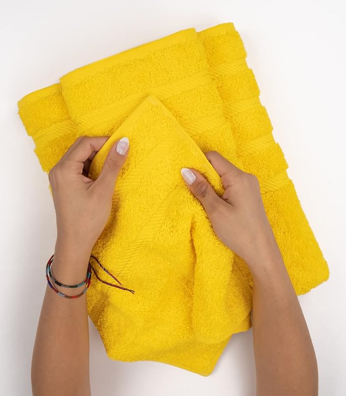 American Soft Linen 100% Cotton Luxury Turkish Towels, 3 Piece Towel Set | Soft Absorbent Quick Dry OEKO Tex Standard 100 Certificated Durable Machine Washable Breathable Premium Hotel Quality