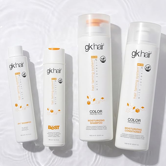 Moisturizing Shampoo and Conditioner Hydrate Set for Colored Treated Hair Keratin Treatment Cleansing Dry to Normal Sulfate Paraben Free All Hair Types for Men and Women By GK HAIR - (2 X 33.8 Oz)