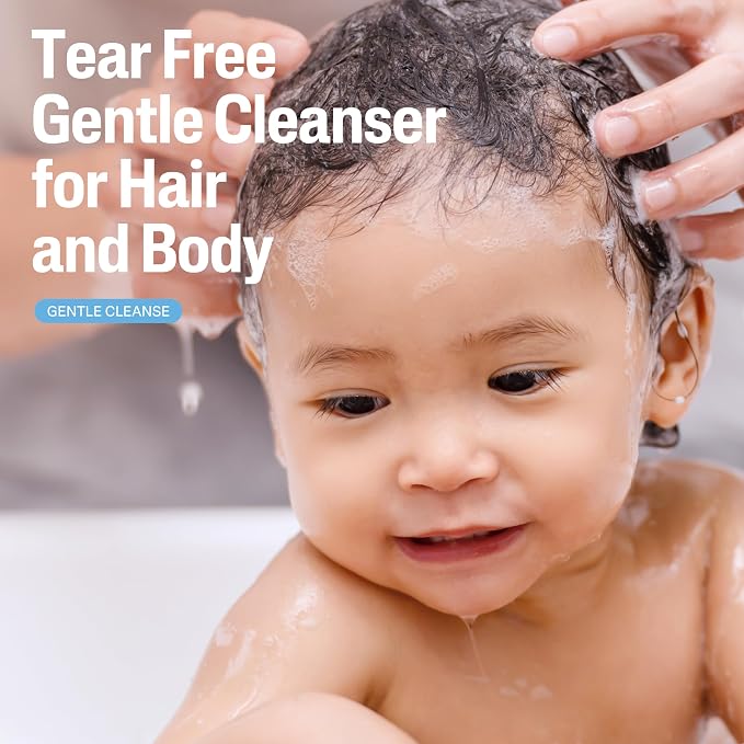 Cetaphil Baby Wash & Shampoo Plus Body Lotion, Healthy Skin Essentials, Head to Toe Hydration for up to 24 Hours, for Delicate, Sensitive Skin, White (Pack of 12)