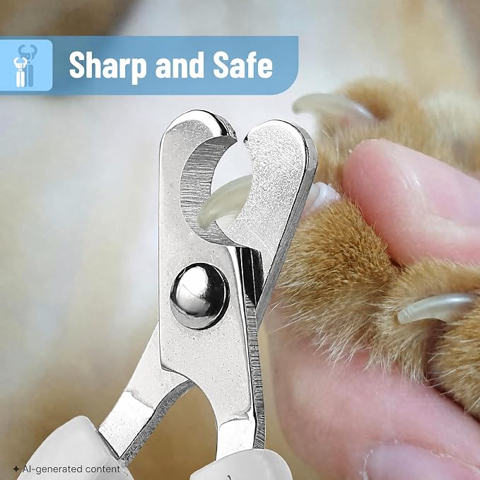 Mr. Pen- Cat Nail Clipper, Stainless Steel | Professional Sharp Cat Claw Trimmer for Small and Medium Cats, Pet Nail Clipper with Sturdy Non Slip Handle