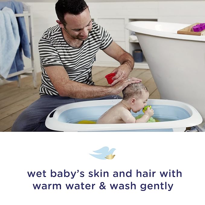 Baby Dove Sensitive Skin Care Baby Wash For Baby Bath Time Rich Moisture Tear-Free and Hypoallergenic, 20 oz (Packaging May Vary) (Pack of 2)