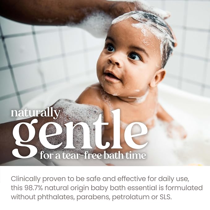 Burt's Bees Baby Calming Shampoo and Wash with Lavender, Tear-Free, 12 Fluid Ounces