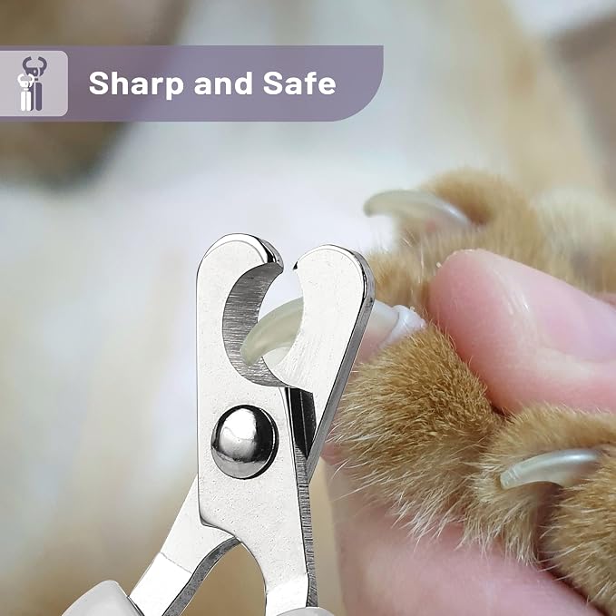 Mr. Pen- Cat Nail Clipper, Stainless Steel | Professional Sharp Cat Claw Trimmer for Small and Medium Cats, Pet Nail Clipper with Sturdy Non Slip Handle