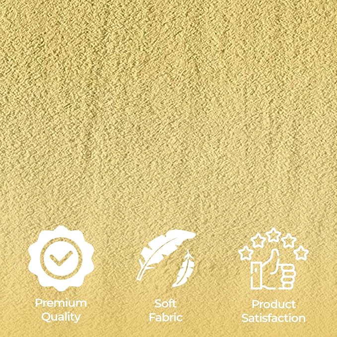 Nine West Oversized Luxury Terry Bath Sheet - Soft, Plush & Dense Extra Large Jumbo Towel Hotel Quality, 6 GSM 1% Turkish Cotton Unisex, Super Absorbent Elegant Yellow, 4x8 Inch