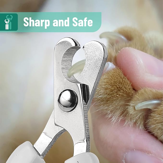 Mr. Pen- Cat Nail Clipper, Stainless Steel | Professional Sharp Cat Claw Trimmer for Small and Medium Cats, Pet Nail Clipper with Sturdy Non Slip Handle