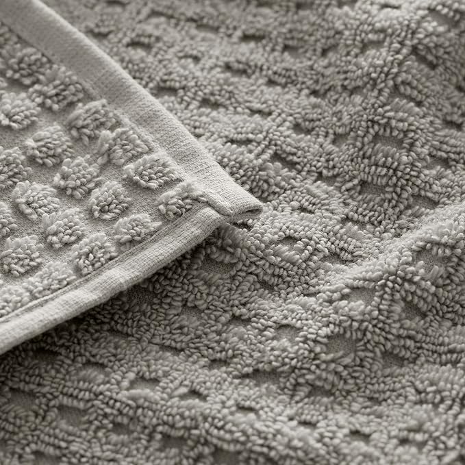 BOLL & BRANCH Turkish Waffle Bath Sheet - Pewter - 100% Organic Turkish Cotton - Lightweight Soft Absorbent Quick Dry Luxury Spa Bath Sheet with Textured Waffle Weave - Oversized