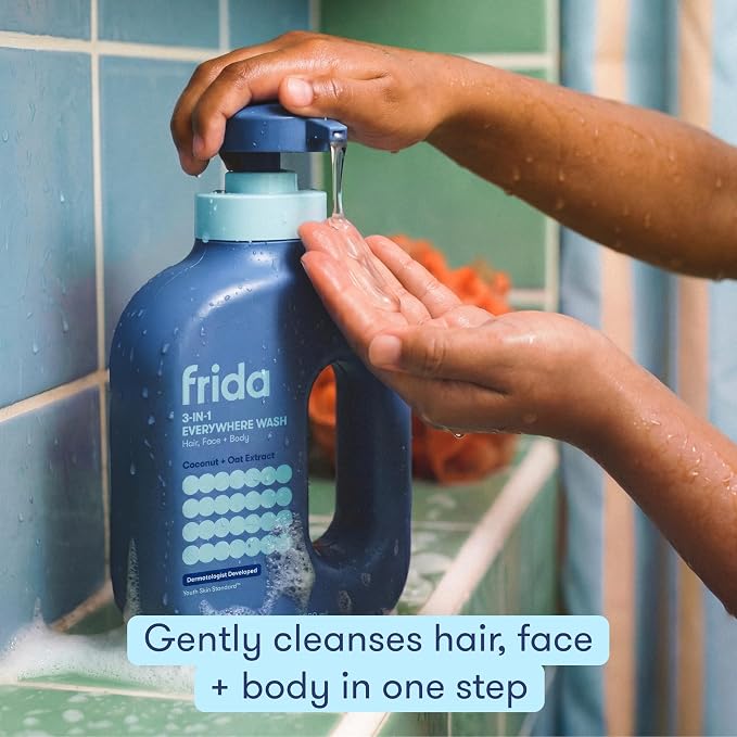 Frida for Kids 3-in-1 Hair Face & Body Wash for Kids, 17 oz