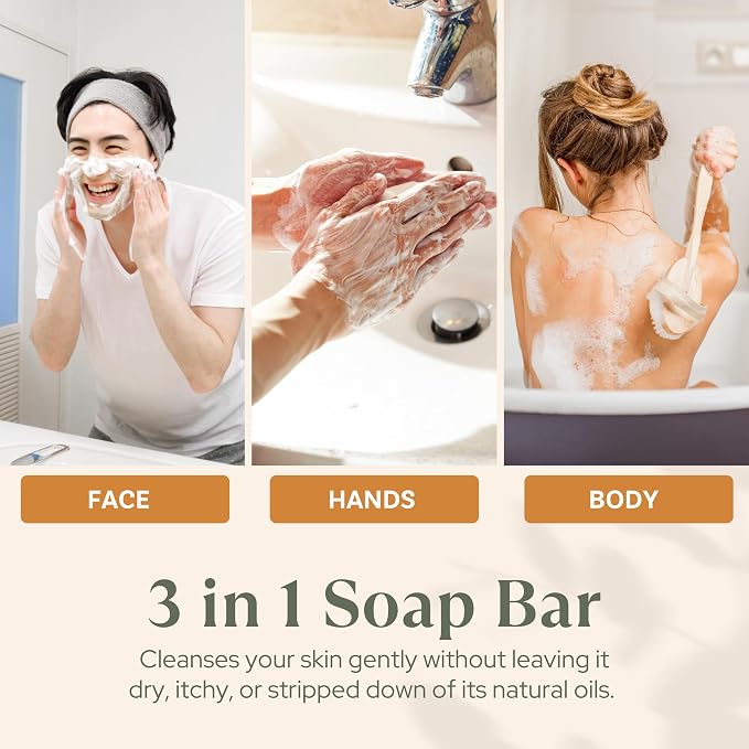 Wavertree & London Sandalwood & Patchouli Scented Natural Soap (2 Bars), 7oz Moisturizing French Triple Milled Soap Bars enriched with shea butter - Pure Plant Oil Bath & Body Bars for All Skin Types